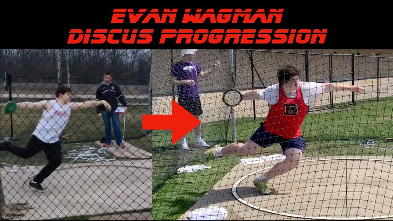 Evan Wagman High School Discus Progression 2019-2022