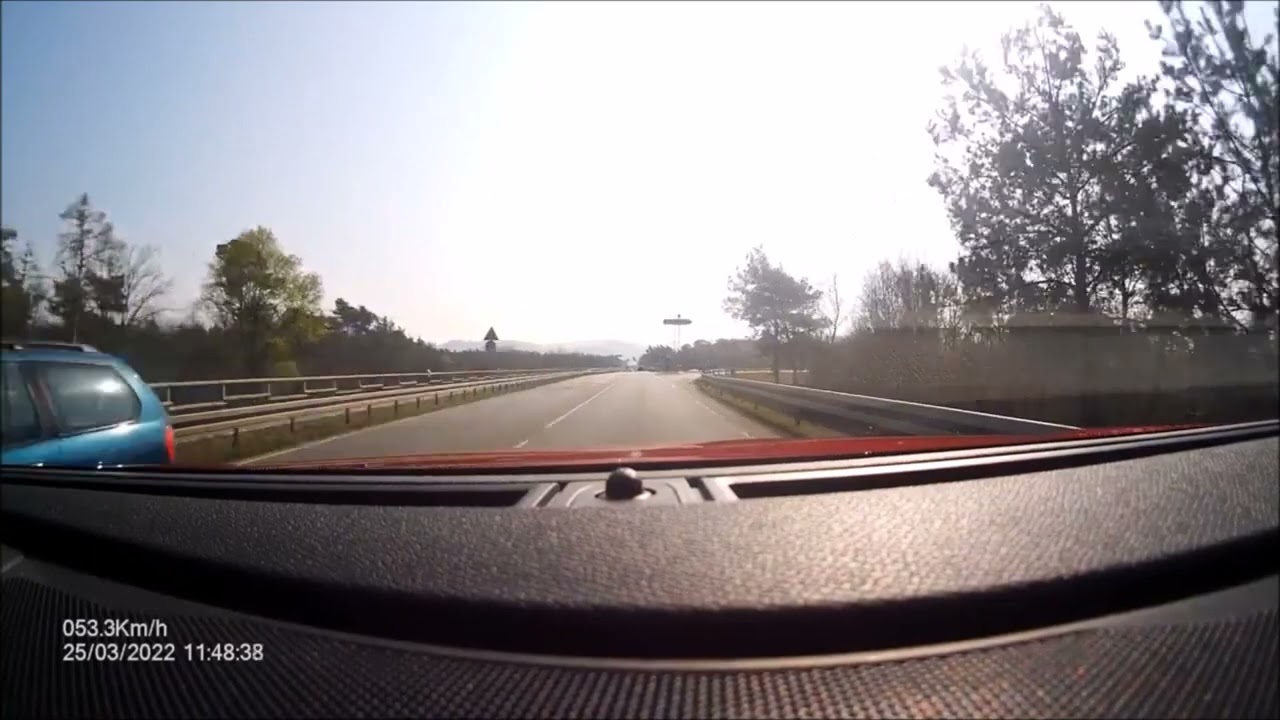 Autofahrt im hessischen Ried/DA: Hahn ---:--- Heppenheim