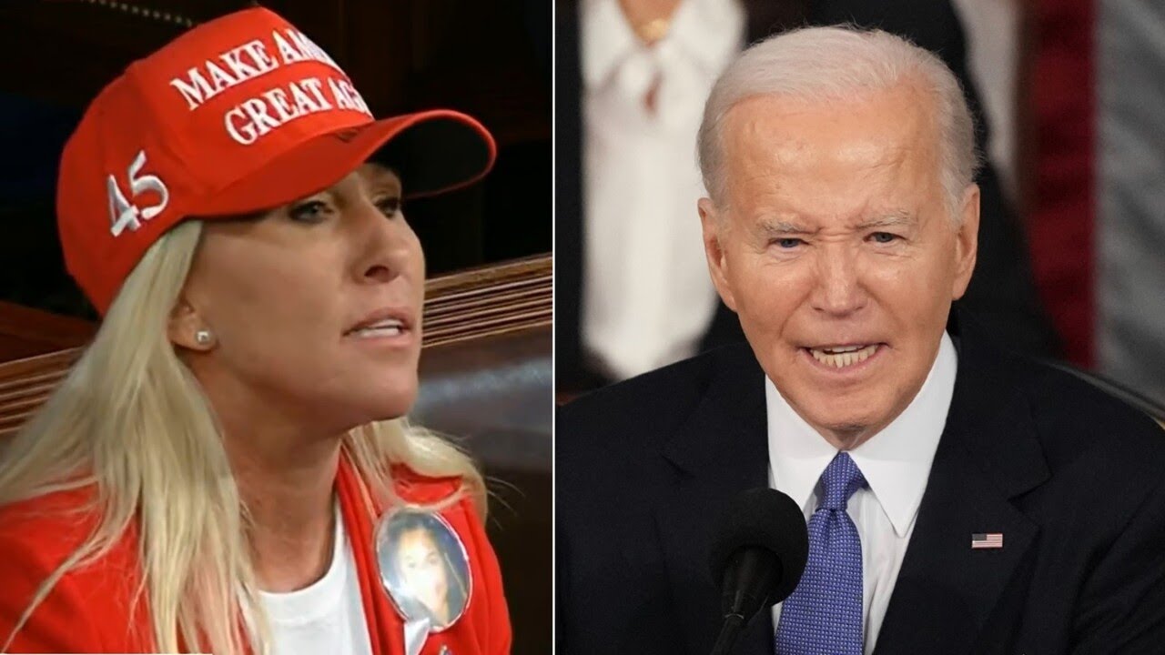 Marjorie Taylor Greene booed after heckling Joe Biden during State of the Union address