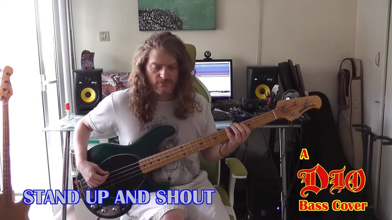 Stand Up and Shout  | Dio Bass Cover | Jimmy Bain Picking Style