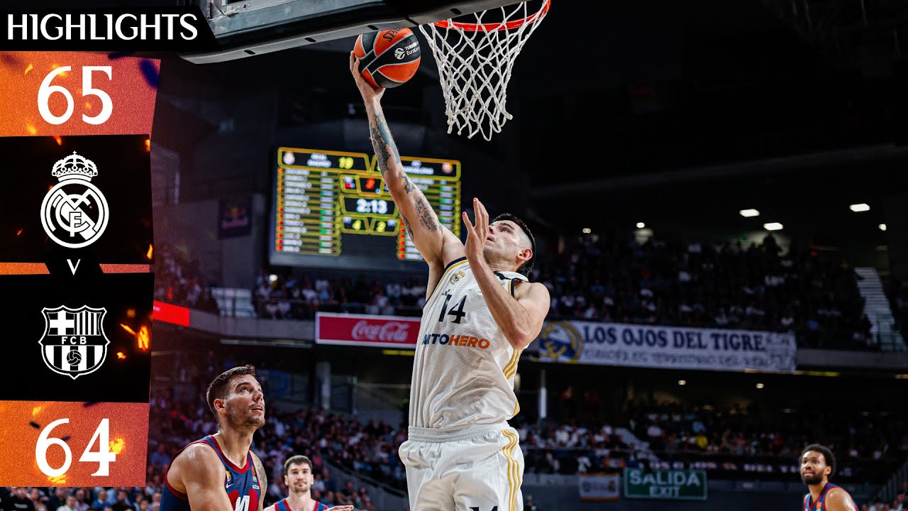 Real Madrid 65-64 Barça | Jornada 5 Euroleague
