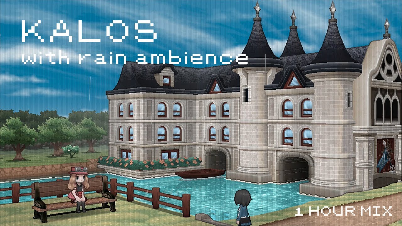 You're A Kid Again Playing Pokemon And It's Raining Outside (Kalos) | Rain Ambience