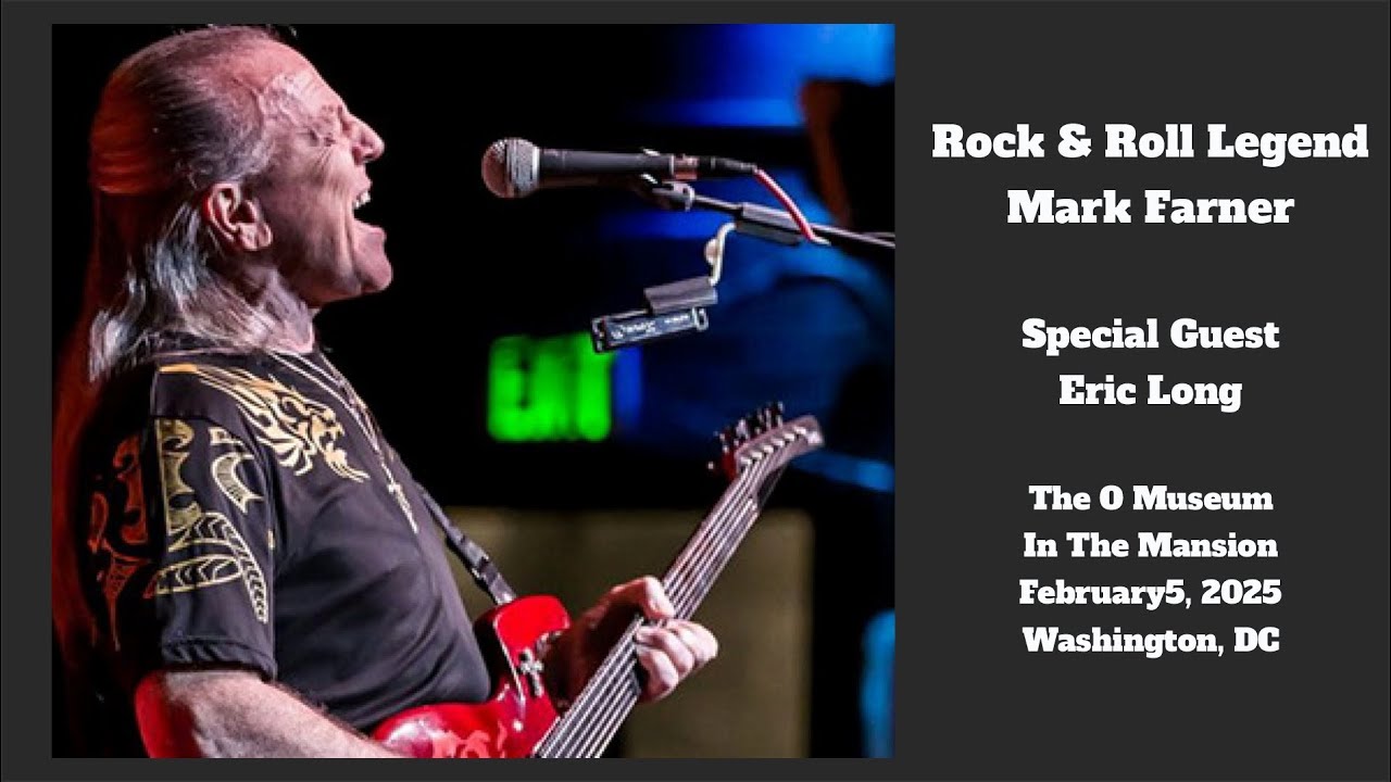 Legend Mark Farner of Grand Funk Railroad w/ Special Guest Eric Long at TO Museum in The Mansion