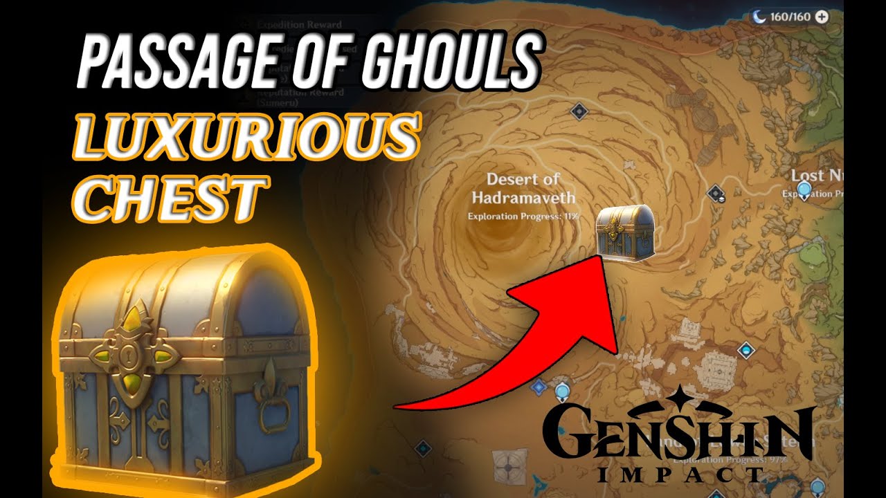 Passage of ghouls luxurious chest puzzle | Genshin Impact