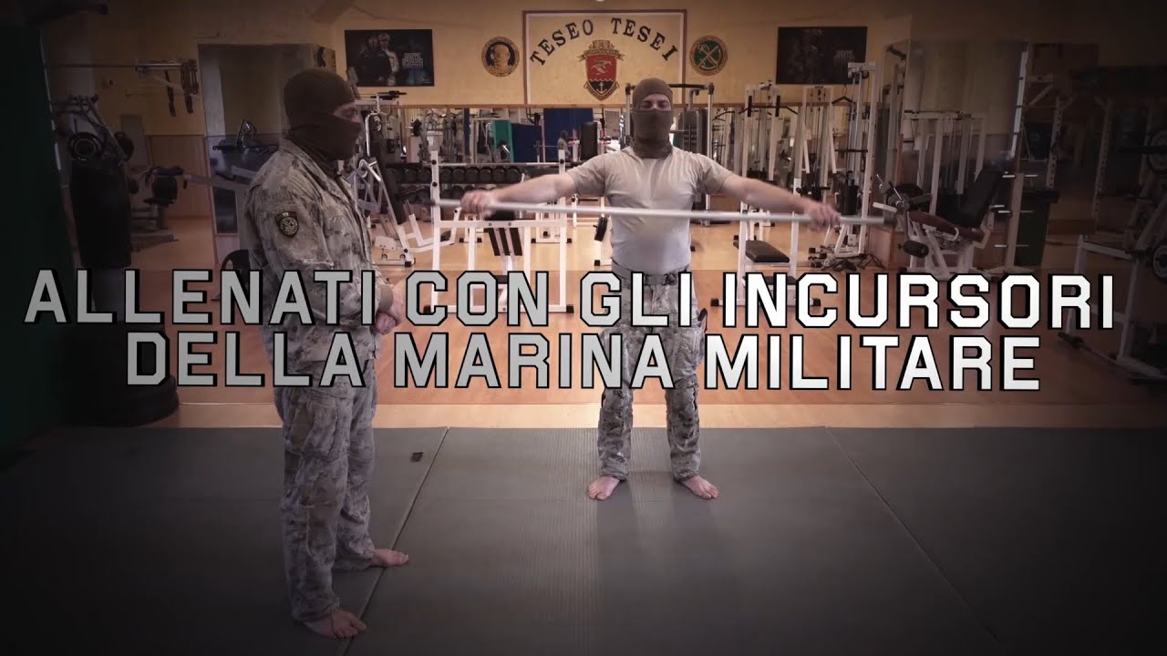 Allenati a casa con gli Incursori della Marina Militare