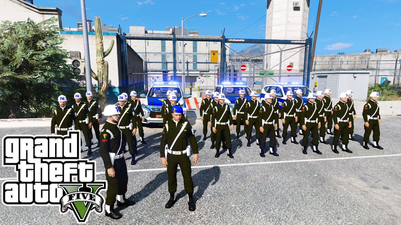 Patroli Polisi Militer Kejar Maling Bawa Uang Kabur || GTA 5 Mod Polisi Indonesia