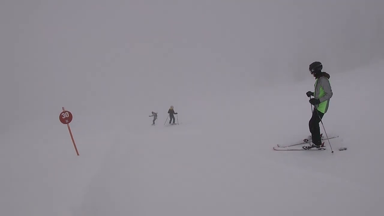 Flachau - Dag 3 - #5 Ik hou niet van rode pistes met dikke mist...