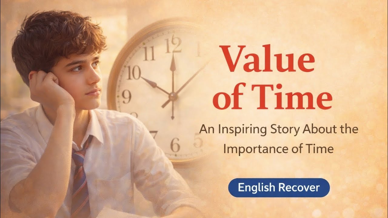 Value of Time | Powerful Motivational Speech in English | Learn English Through Video