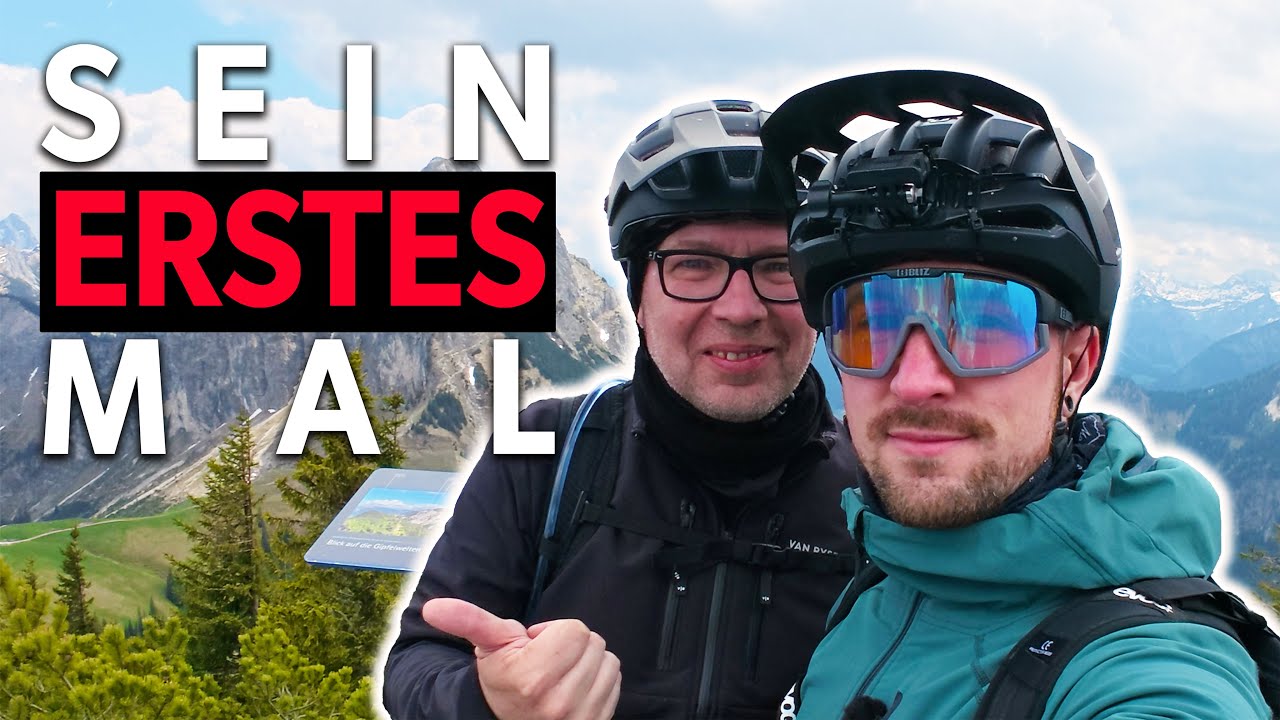Vom Flachland in die Berge 🏔️ Seine ERSTE E-MTB TOUR in den Alpen! 📍 Ziel: Ostlerhütte, Breitenberg