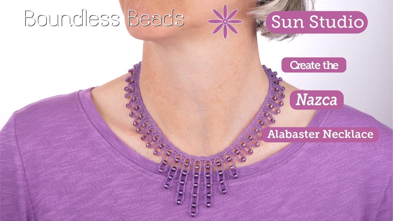 Nazca Necklace Alabaster seed bead Kit