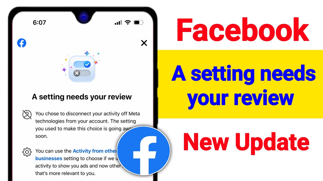 A setting needs your review on Facebook 2026 || New Update 2026