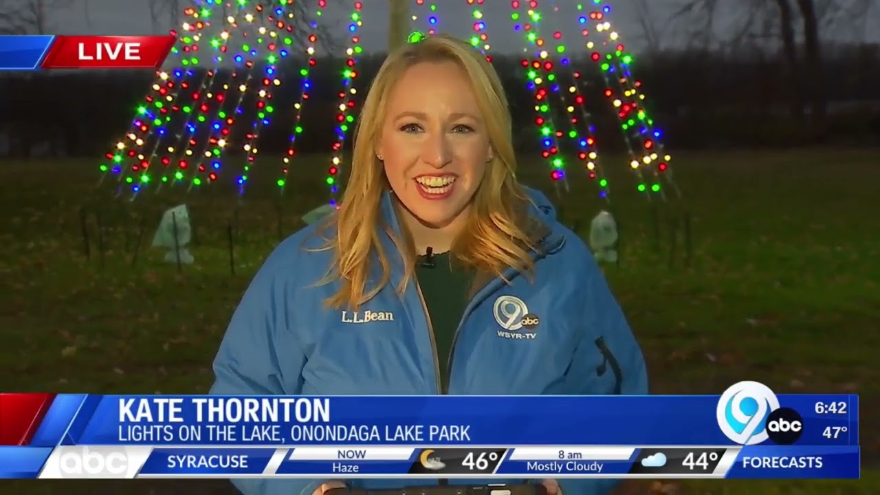 Kate Thornton has fun at Lights on the Lake