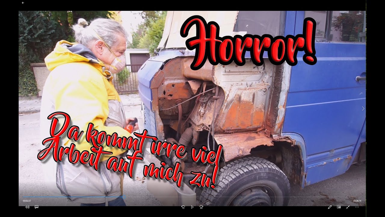Ein Oldtimer bekommt neue Bleche Part 4; HORROR! Da kommt irre viel Arbeit auf mich zu!!