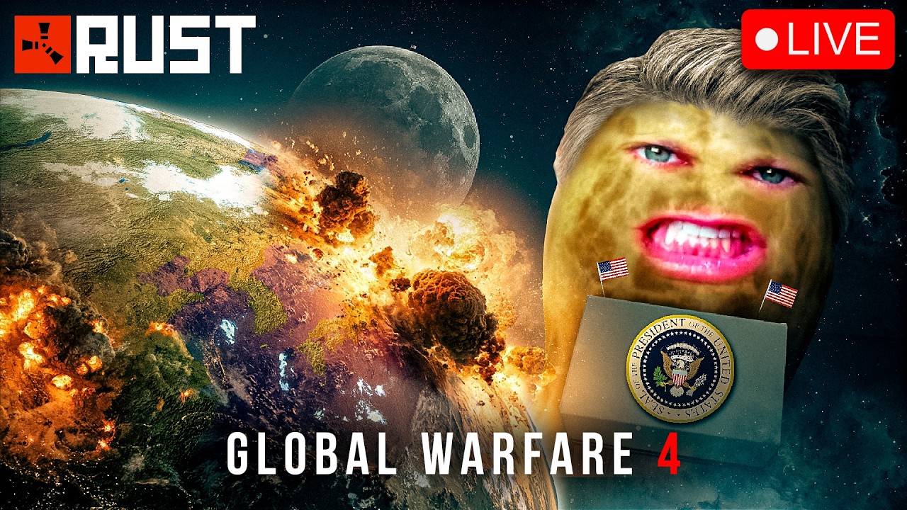 🔴LIVE | RUST: GLOBAL WARFARE | DAY 2/3 | ALL OUT WARFARE | PEANUT PRESIDENT | #BUNGULATE