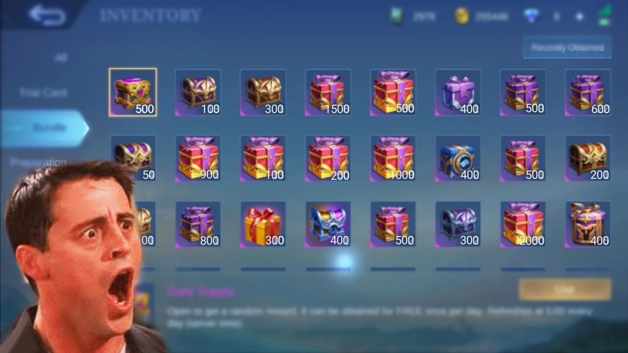 2 years not opening mlbb chests