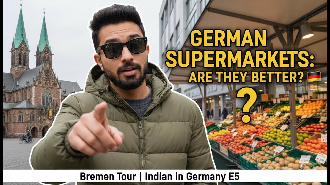 German Supermarkets: Are They BETTER? 🇩🇪 | My Recovery & City Tour , Bremen | Indian in Germany E5