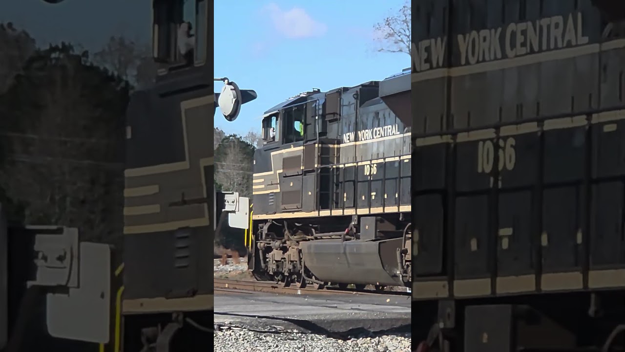 NS 1066 NYC Heritage Unit in Austell  #train #railroad  #railfan #railway