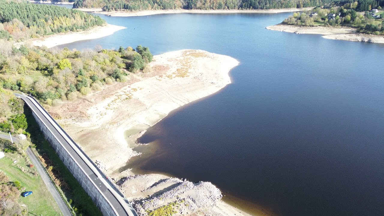 Survol barrage de Lavalette
