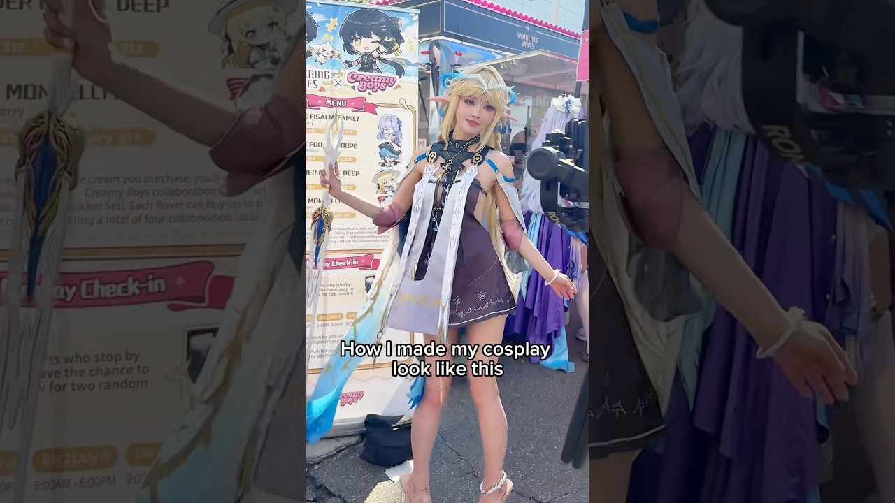 Upgrading my cosplay for anime expo! #AnimeExpo #WutheringWaves #wuwacos #cartethyia