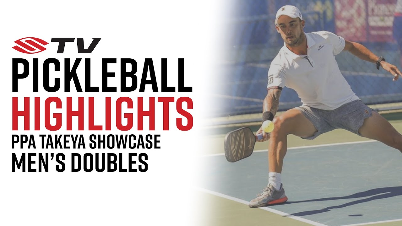 The Riley Newman/Tyson McGuffin Defended Lob Pickleball Highlight - Takeya Showcase Men's Doubles