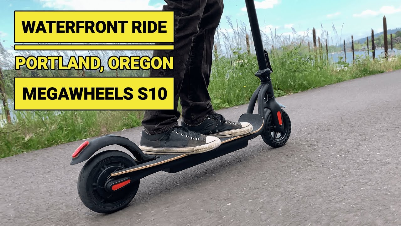 Megawheels S10 Electric Scooter - Waterfront Cruise | 4K | Lofi Hip Hop Beats To Relax/Scoot To