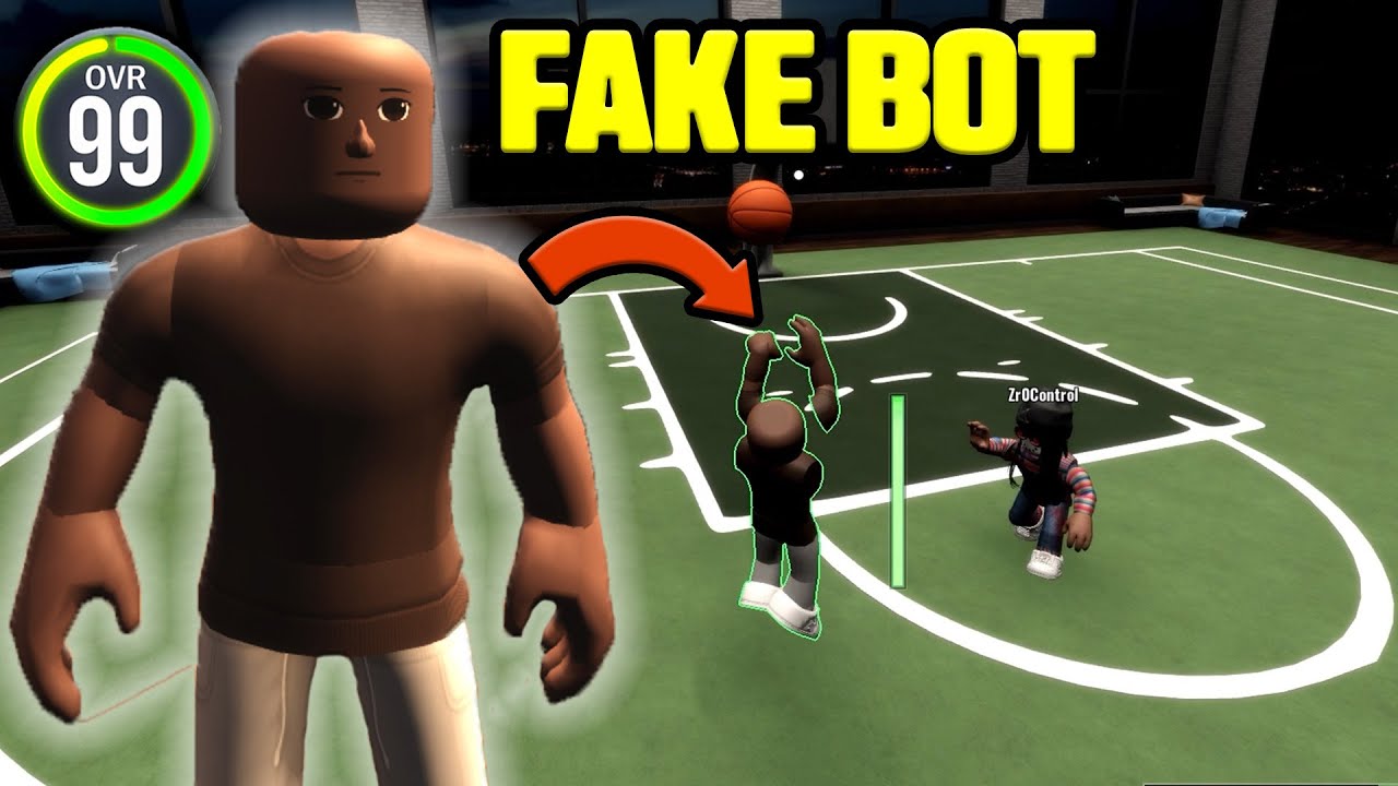 PRETENDING TO BE A BOT IN PLAYGROUND BASKETBALL