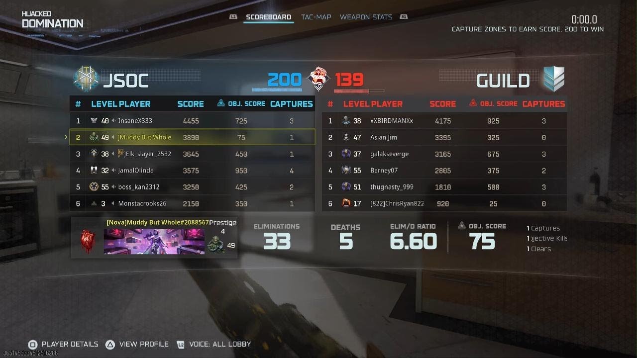 Call of Duty hijacked sniping 6.60 kd Gameplay
