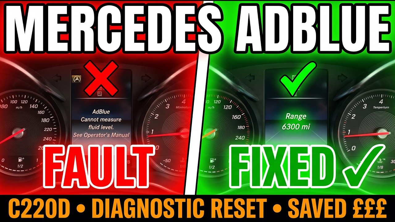 AdBlue ERROR! EML Light ON - RESET with AUTEL? Unleash Mercedes Magic!