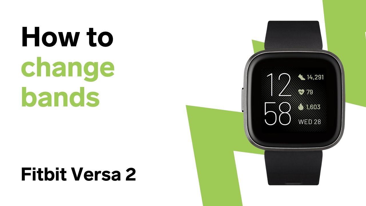 Как поменять ремешок Fitbit Versa 2