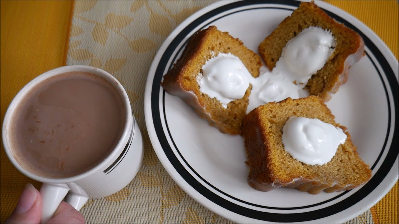 ASMR: Eating Pumpkin Spice Cake