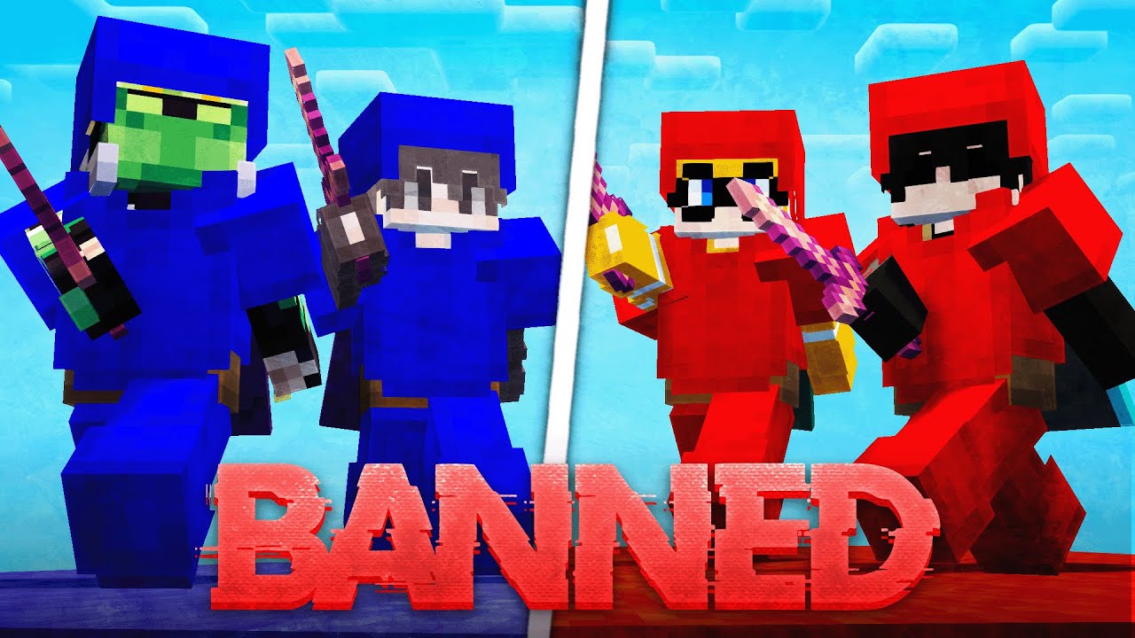 2v2 Bedfight with YouTubers Until I Get BANNED