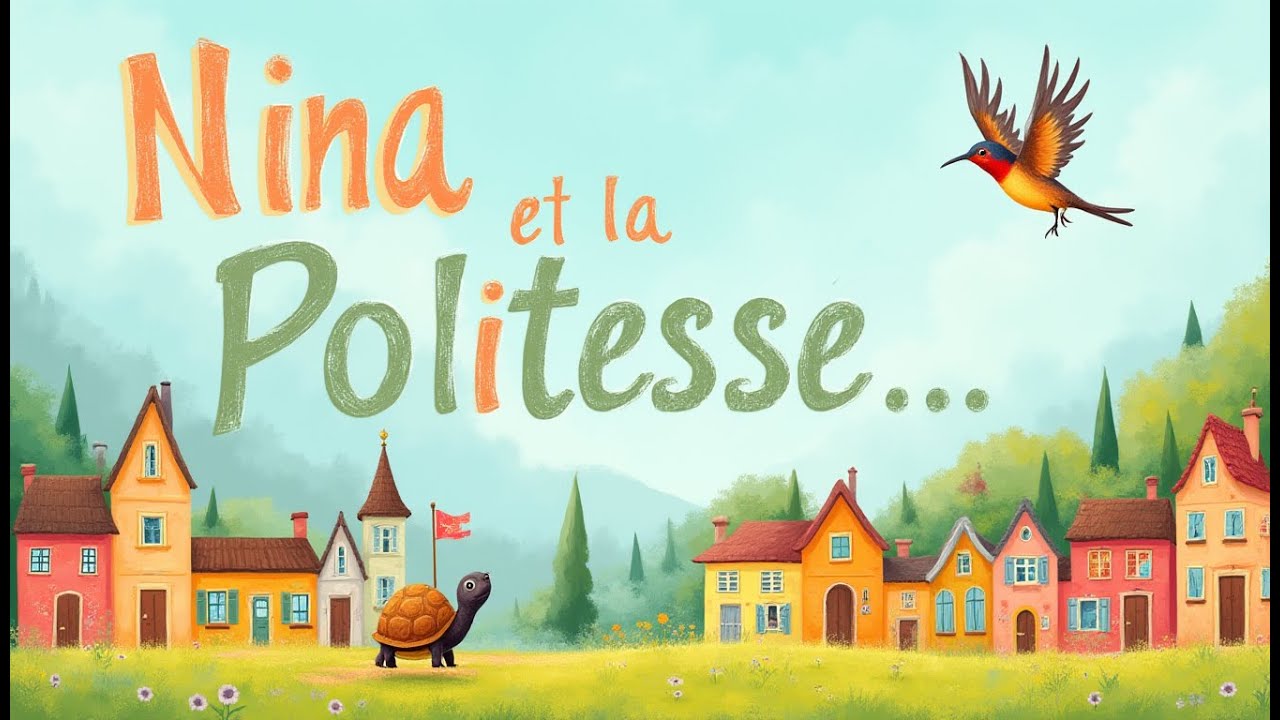 Nina l'Hirondelle et la Politesse ✨ Histoire pour enfants sur la gentillesse et le respect