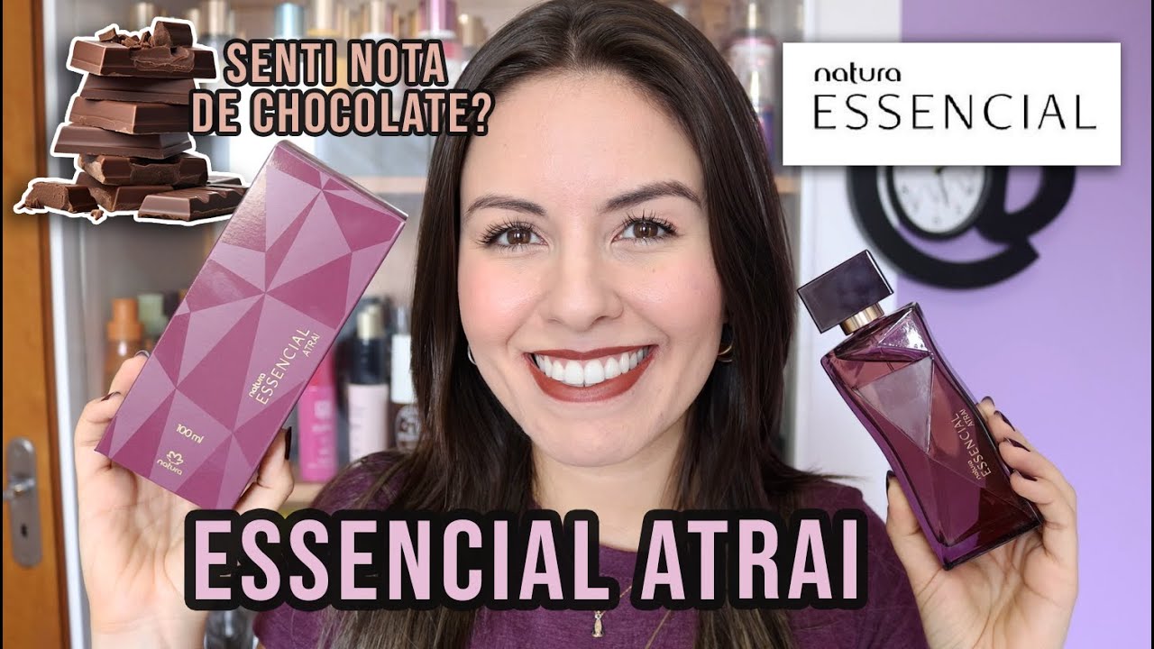 RESENHA ESSENCIAL ATRAI FEMININO 🤔🍫 TEM CHEIRO DE CHOCOLATE?