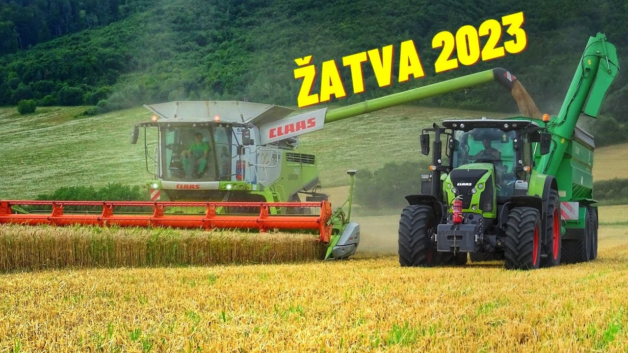 Žatva 2023 🌾| CLAAS LEXION 760tt & CLAAS VARIO 930| Oragro spol. s.r.o.