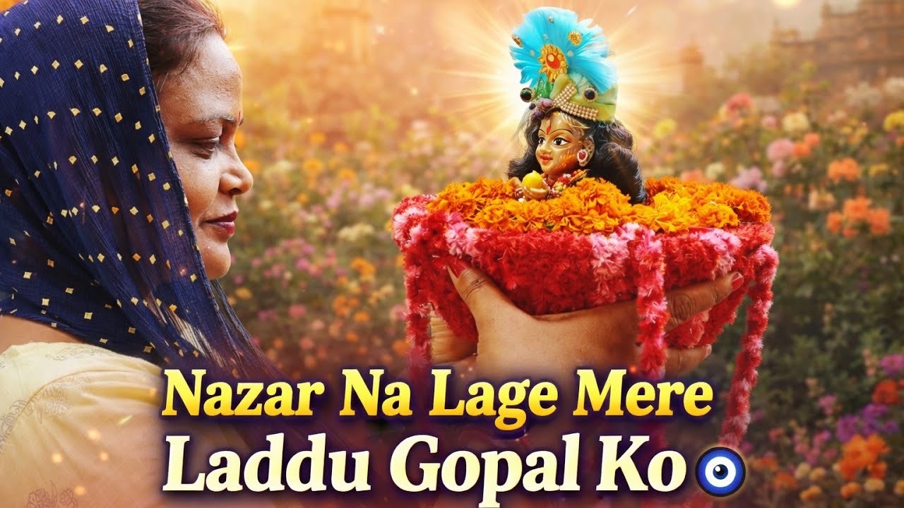 Nazar Na Lage Mere Laddu Gopal Ko 🧿 | Pyare Kanha Ji Darshan