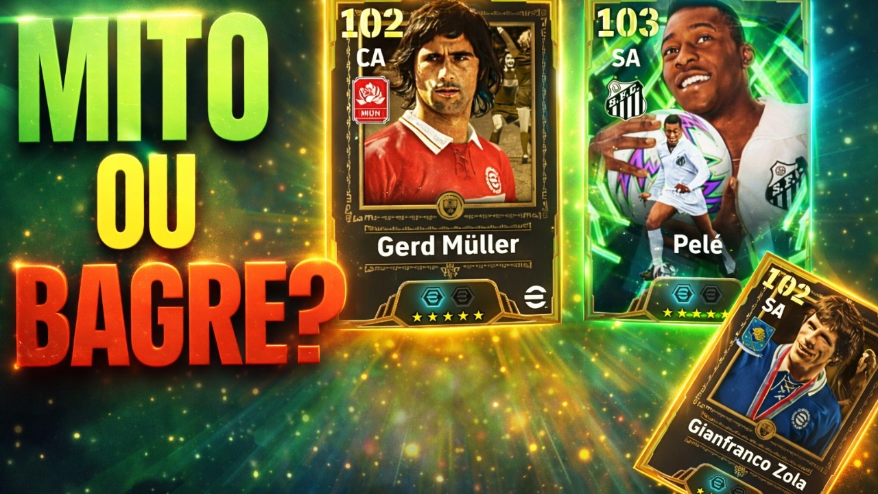 PELÉ, ZOLA e GERD MULLER NA BOX DE WORLD CLASSICS - A KONAMI FICOU MALUCA!!