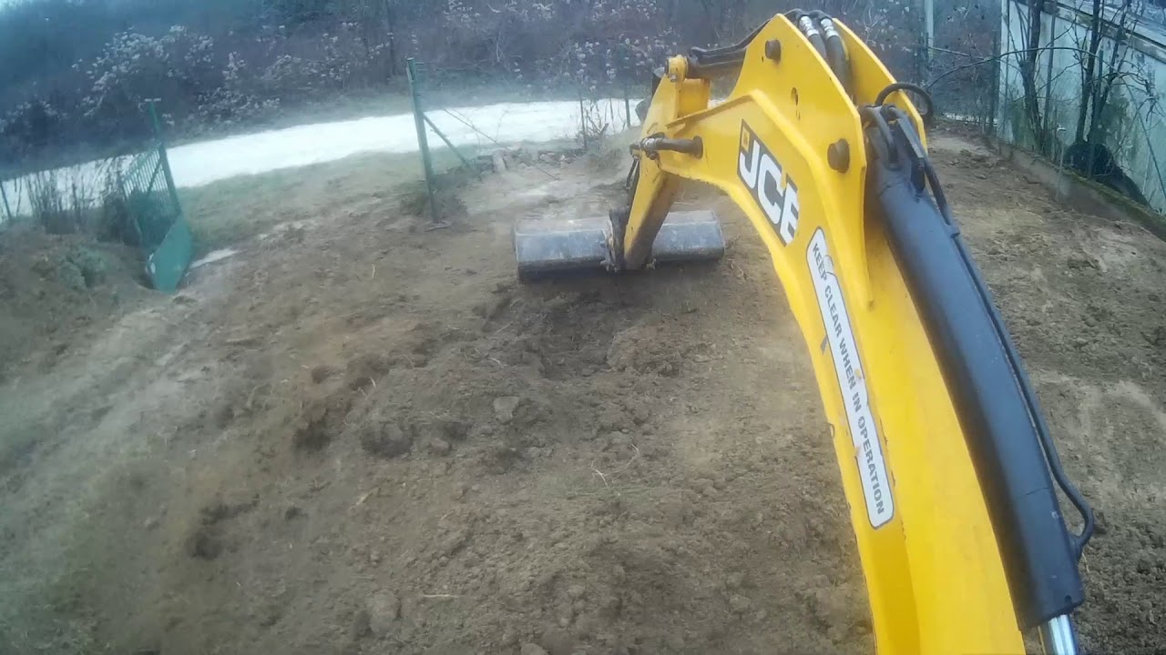 Tereprendezés part 1 Jcb 8014