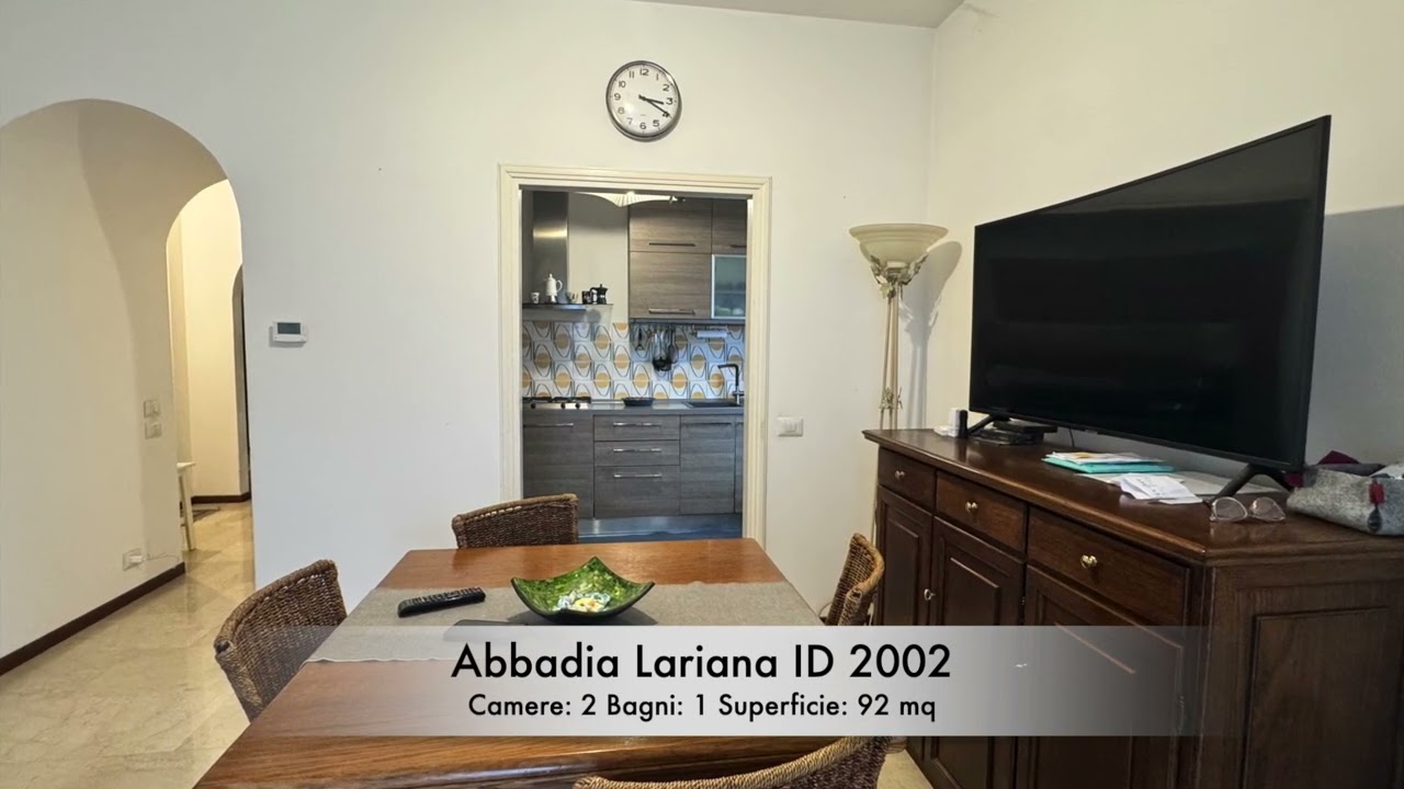 Trilocale con box vista lago