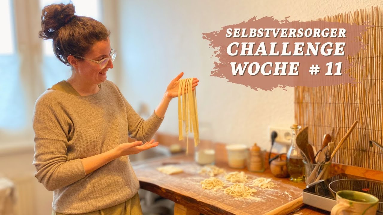 Ich mache meine Nudeln selber! Woche # 11 von 52 | Selbstversorger Challenge