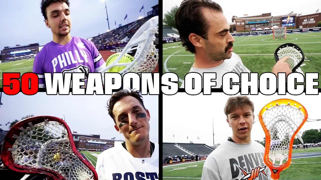 Asking 50 PLL Players their Stick Setup