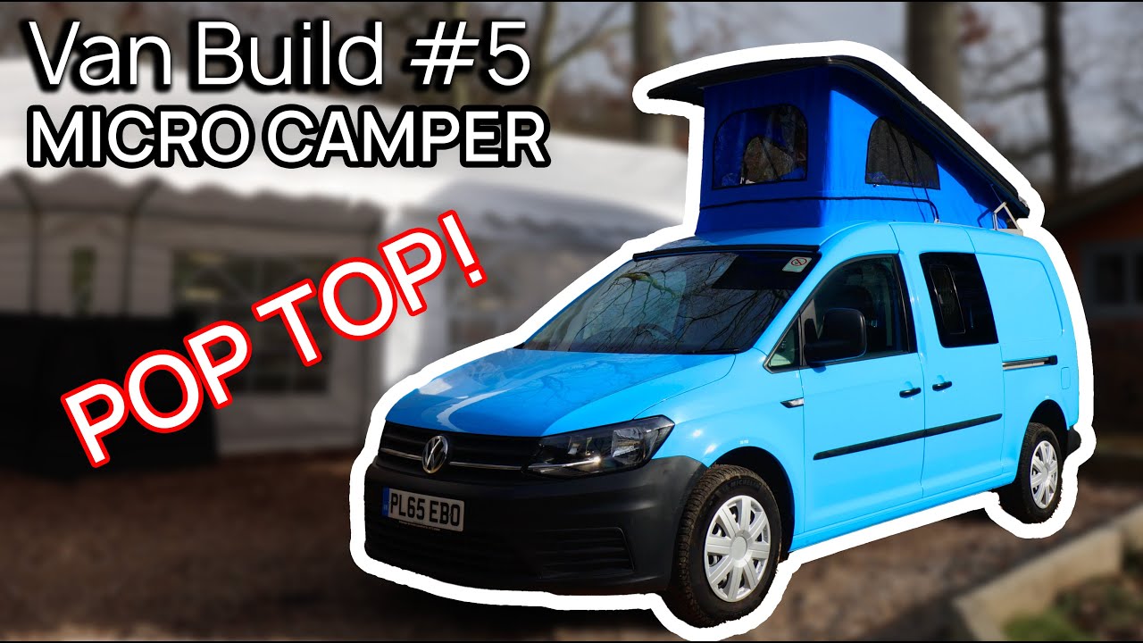 Установка крыши с подъемным механизмом и окнами | Переделка фургона | VW Caddy Maxi | Сборка фург...