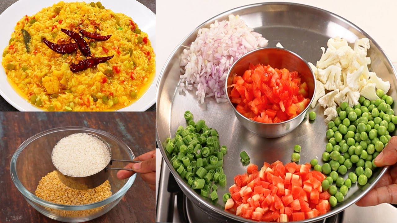 ढाबे जैसा दाल खिचड़ी हेल्दी तरीके से | Masala Moong Dal Khichdi | Dal Khichdi Recipe | Kabitaskitchen