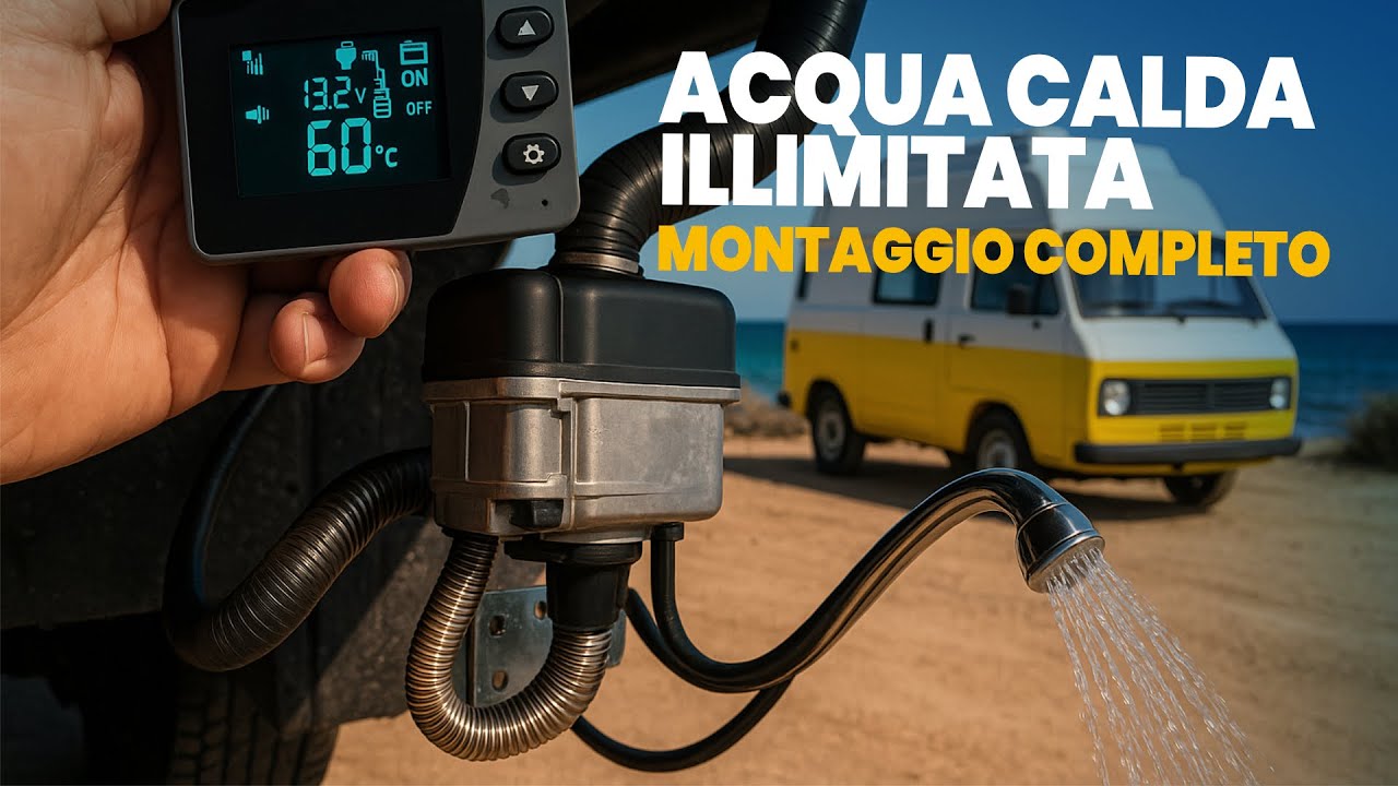 Mai più senza acqua calda: il sistema che ho montato sotto al camper! Nordkapp Aqua GSM 5kW