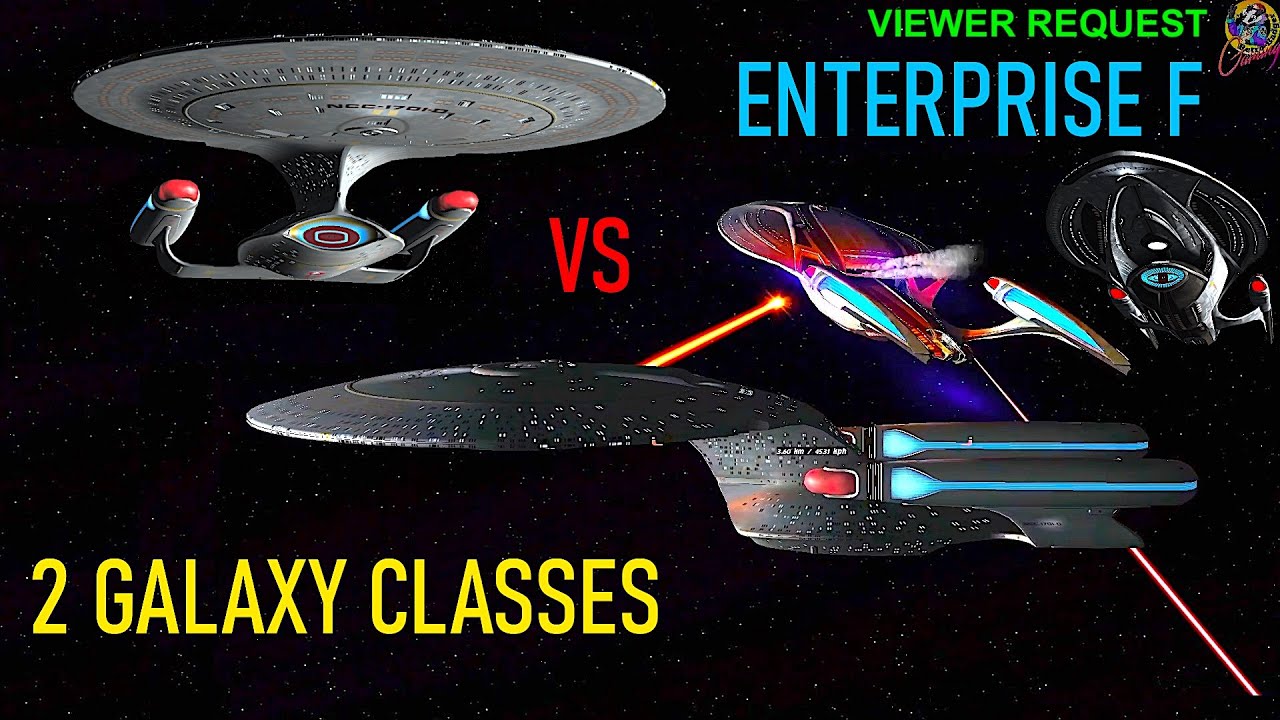 Viewer Request - 2 Enterprise D's VS Enterprise F - Both Ways - Star Trek Starship Battles