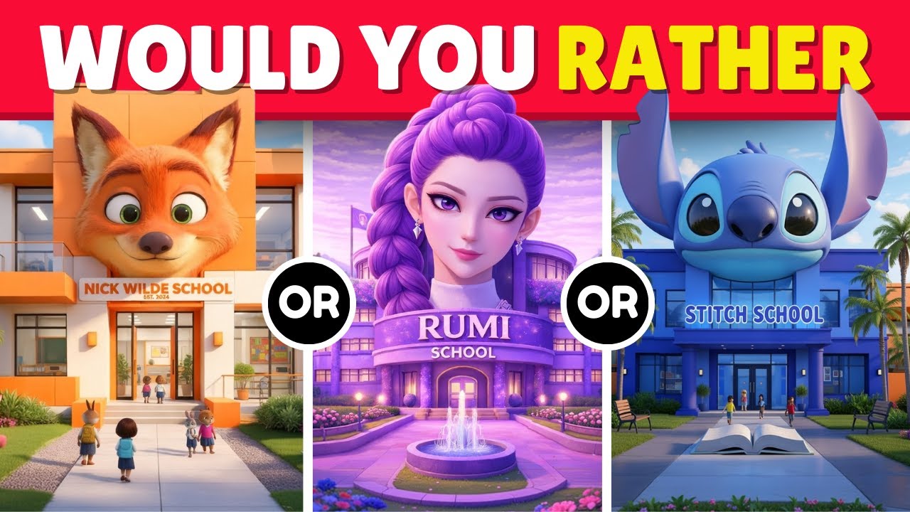 Would You Rather – Build Your Luxury Dream School 🏫✨🤑🎒 | Otter Quiz