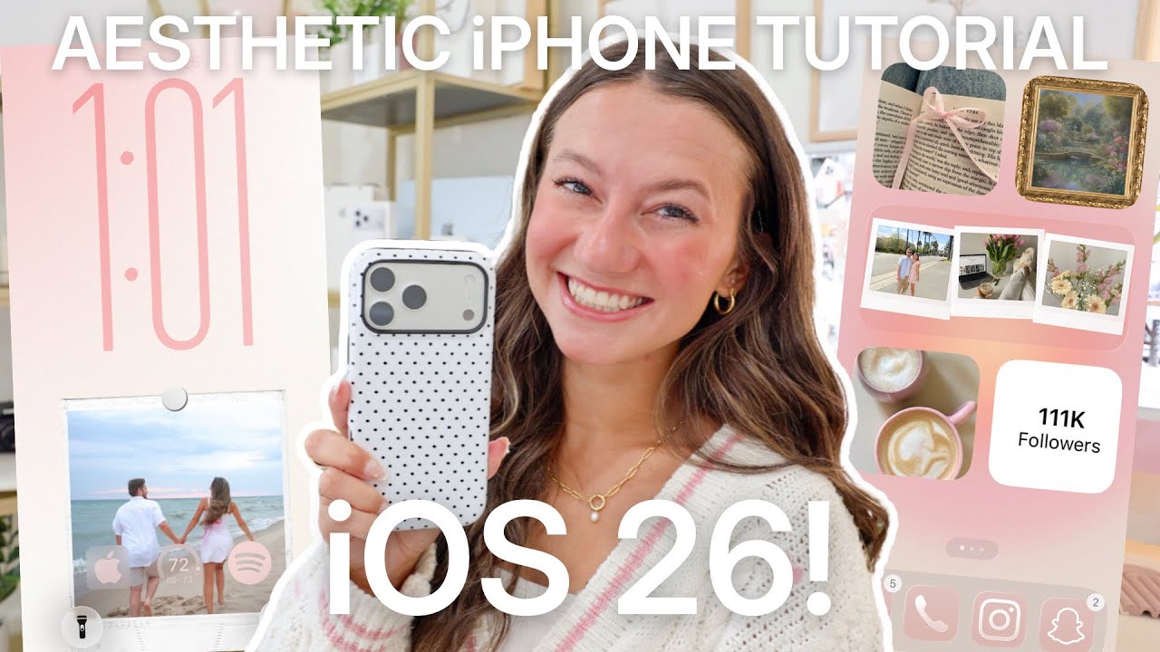 Настраиваю свой iPhone 17 Pro Max с iOS 26, чтобы сделать его ЭСТЕТИЧНЫМ! ⊹ ࣪ ˖ 𐙚 *вдохновлено Pi...