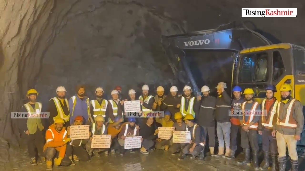 6 km Excavation Completed on Zojila Tunnel&rsquo;s East Portal from Minamarg Drass Side
