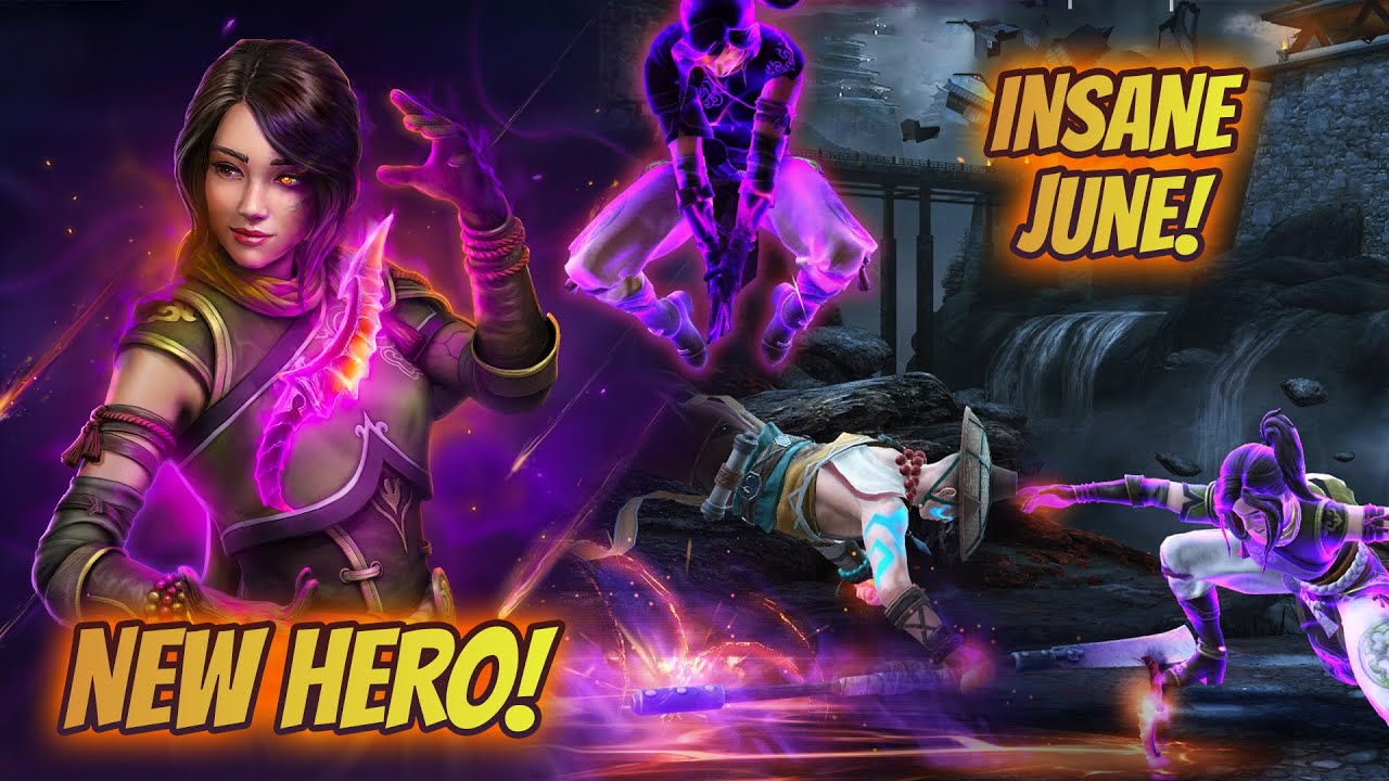 NEW Insane Hero! 🔥 JUNE joins the Arena! 😈 Shadow Fight 4 Arena