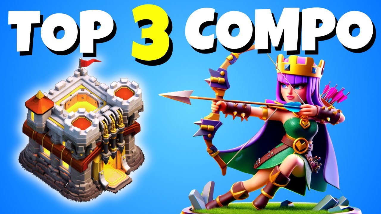 Top 3 des Meilleures Compositions HDV11 sur Clash of Clans !