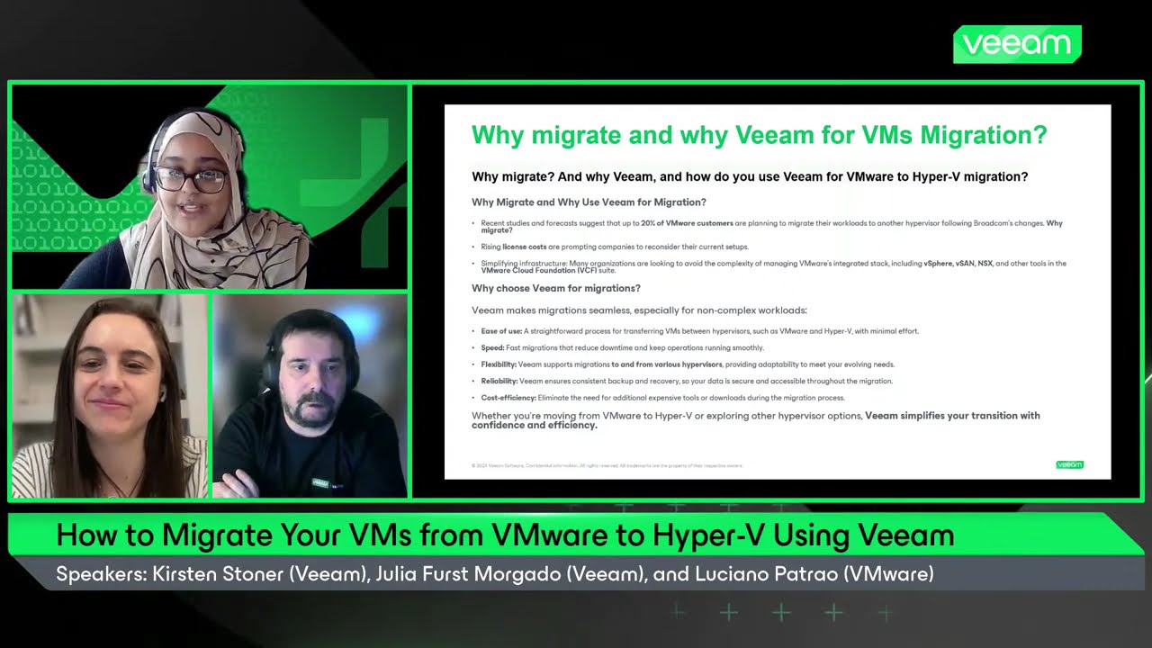 How to migrate your VMs from VMware to Hyper-V using Veeam
